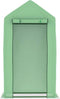 vidaXL - Kas - met - stalen - frame - 0,5 - m² - 1x0,5x1,9 - m
