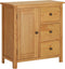 vidaXL - Kast - 70x35x75 - cm - massief - eikenhout