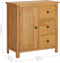 vidaXL - Kast - 70x35x75 - cm - massief - eikenhout