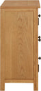 vidaXL - Kast - 70x35x75 - cm - massief - eikenhout