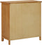 vidaXL - Kast - 70x35x75 - cm - massief - eikenhout