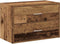 vidaXL - Kast - met - 2 - lades - 60x31x40 - cm - bewerkt - hout - oud - houtkleurig