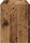 vidaXL - Kast - met - 2 - lades - 60x31x40 - cm - bewerkt - hout - oud - houtkleurig
