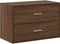 vidaXL - Kast - met - 2 - lades - 60x31x40 - cm - bewerkt - hout - bruin - eikenkleurig