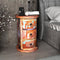 vidaXL - Kast - met - 3 - lades - massief - gerecycled - hout