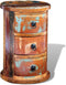 vidaXL - Kast - met - 3 - lades - massief - gerecycled - hout