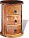 vidaXL - Kast - met - 3 - lades - massief - gerecycled - hout