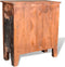 vidaXL - Kast - met - 4 - lades - massief - gerecycled - hout