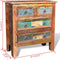 vidaXL - Kast - met - 4 - lades - massief - gerecycled - hout