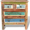 vidaXL - Kast - met - 4 - lades - massief - gerecycled - hout