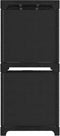 vidaXL - Kast - met - 4 - vakken - 69x30x72,5 - cm - stof - zwart