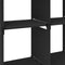 vidaXL - Kast - met - 4 - vakken - met - boxen - 69x30x72,5 - cm - stof - grijs