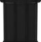 vidaXL - Kast - met - 4 - vakken - met - boxen - 69x30x72,5 - cm - stof - zwart
