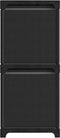 vidaXL - Kast - met - 4 - vakken - met - boxen - 69x30x72,5 - cm - stof - zwart