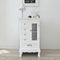 vidaXL - Kast - met - 5 - lades - en - 2 - planken - wit