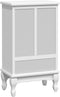vidaXL - Kast - met - 5 - lades - en - 2 - planken - wit