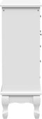 vidaXL - Kast - met - 5 - lades - en - 2 - planken - wit
