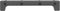 vidaXL - Kast - met - 5 - vakken - 103x30x72,5 - cm - stof - grijs