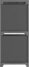 vidaXL - Kast - met - 5 - vakken - 103x30x72,5 - cm - stof - grijs