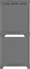 vidaXL - Kast - met - 5 - vakken - 103x30x72,5 - cm - stof - zwart