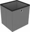 vidaXL - Kast - met - 5 - vakken - met - boxen - 103x30x72,5 - cm - stof - zwart