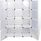 vidaXL - Kast - met - 9 - compartimenten - modulair - 37x115x150 - cm - wit
