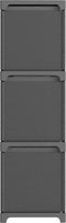 vidaXL - Kast - met - 9 - vakken - met - boxen - 103x30x107,5 - cm - stof - grijs