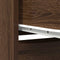 vidaXL - Kast - met - lade - 55,5x34x119,5 - cm - spaanplaat - bruin - eikenkleurig