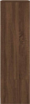 vidaXL - Kast - met - lade - 55,5x34x119,5 - cm - spaanplaat - bruin - eikenkleurig