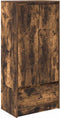 vidaXL - Kast - met - lade - 55,5x34x119,5 - cm - spaanplaat - gerookt - eikenkleurig