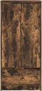 vidaXL - Kast - met - lade - 55,5x34x119,5 - cm - spaanplaat - gerookt - eikenkleurig