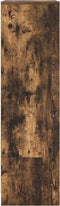 vidaXL - Kast - met - lade - 55,5x34x119,5 - cm - spaanplaat - gerookt - eikenkleurig