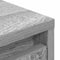 vidaXL - Kast - met - lade - 55,5x34x119,5 - cm - spaanplaat - grijs - Sonoma