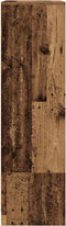 vidaXL - Kast - met - lade - 55,5x34x119,5 - cm - spaanplaat - hout - oud - hout