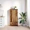 vidaXL - Kast - met - lade - 55,5x34x119,5 - cm - spaanplaat - hout - oud - hout