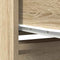 vidaXL - Kast - met - lade - 55,5x34x119,5 - cm - spaanplaat - sonoma - eikenkleurig