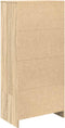 vidaXL - Kast - met - lade - 55,5x34x119,5 - cm - spaanplaat - sonoma - eikenkleurig