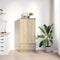 vidaXL - Kast - met - lade - 55,5x34x119,5 - cm - spaanplaat - sonoma - eikenkleurig