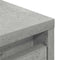 vidaXL - Kast - met - lade - 55,5x34x119,5 - cm - spaanplaat - betongrijs
