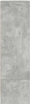 vidaXL - Kast - met - lade - 55,5x34x119,5 - cm - spaanplaat - betongrijs