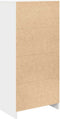 vidaXL - Kast - met - lade - 55,5x34x119,5 - cm - spaanplaat - wit