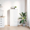 vidaXL - Kast - met - lade - 55,5x34x119,5 - cm - spaanplaat - wit