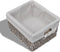 vidaXL - Kast - met - links - 3 - weefmanden - hout - bruin