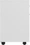 vidaXL - Kast - verrijdbaar - 45x38x54 - cm - bewerkt - hout - wit