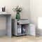 vidaXL - Kast - verrijdbaar - 45x38x54 - cm - spaanplaat - betongrijs