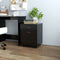 vidaXL - Kast - verrijdbaar - 45x38x54 - cm - spaanplaat - zwart