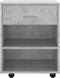 vidaXL - Kast - verrijdbaar - 46x36x59 - cm - spaanplaat - betongrijs
