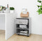 vidaXL - Kast - verrijdbaar - 46x36x59 - cm - spaanplaat - betongrijs