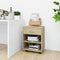 vidaXL - Kast - verrijdbaar - 46x36x59 - cm - spaanplaat - sonoma - eikenkleurig