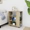vidaXL - Kast - verrijdbaar - 60x35x75 - cm - spaanplaat - sonoma - eikenkleurig